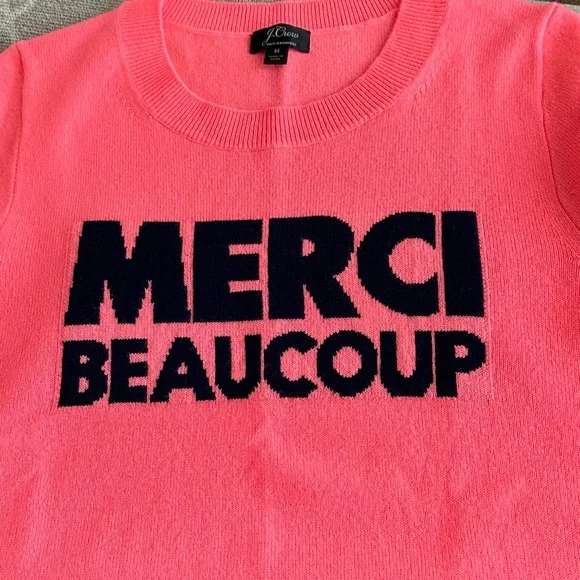 J. Crew •Everyday Cashmere Crewneck Sweater • Merci Beaucoup - Picture 8 of 9